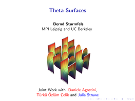 Theta Surfaces