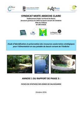 Annexe 1 Du Rapport De Phase 3