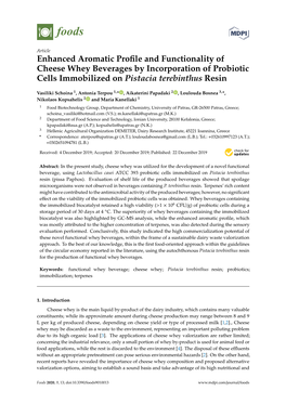 Enhanced Aromatic Profile and Functionality of Cheese Whey