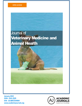 Journal of Veterinary Medicine and Animal Health