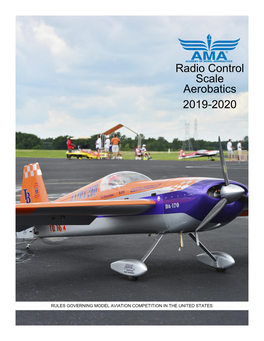 Radio Control Scale Aerobatics 2019-2020