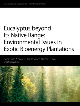 Eucalyptus Beyond Its Native Range: Environmental Issues in Exotic Bioenergy Plantations