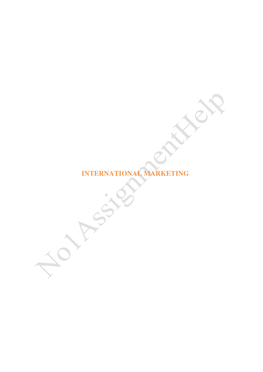 International Marketing