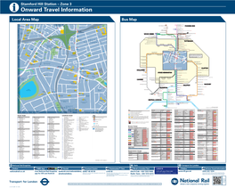 Stamford Hill Station – Zone 3 I Onward Travel Information Local Area Map Bus Map