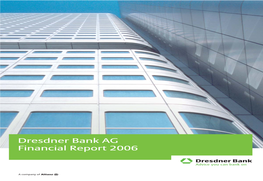 Dresdner Bank AG Financial Report 2006