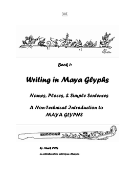 Writing in Maya Glyphs