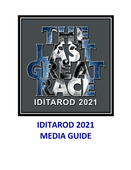 Iditarod 2021 Media Guide