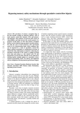 Arxiv:2003.05503V3 [Cs.CR] 19 Apr 2021