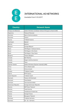 4G Abroad | Help | EE