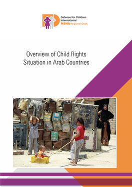 Overview of Child Rights Situation in Arab Countries