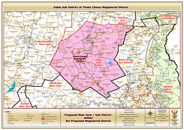 Proposed Main Seat / Sub District Within the Proposed Magisterial