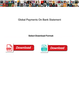 Global Payments on Bank Statement