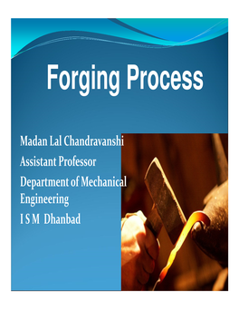 Forging Process