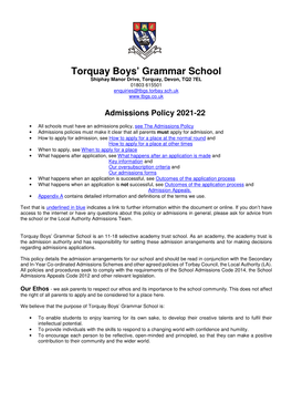 Torquay Boys Grammar School