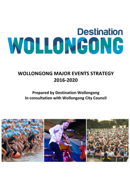 Wollongong Major Events Strategy 2016-2020