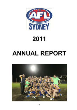 AFL Sydney 2011 Annual Report.Pdf