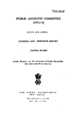 Public Accounts ' Commiwee (1973-74)