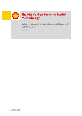 The Net Carbon Footprint Model: Methodology