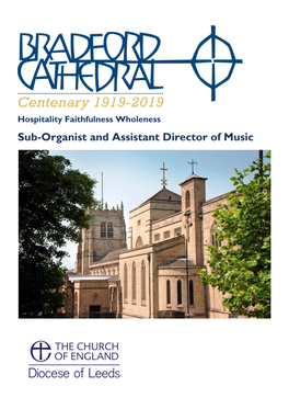 Hospitality Faithfulness Wholeness Sub-Organist and Assistant Director of Music