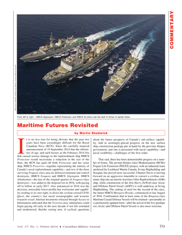 Maritime Futures Revisited