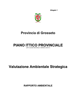 Rapporto Ambientale VAS X PIPR Adozione