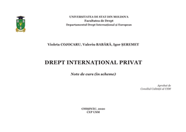 Drept Internațional Privat