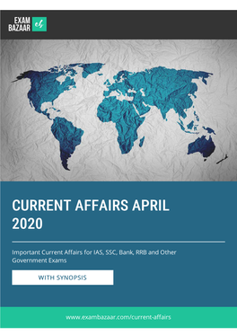 Exambazaar Current Affairs Apr 2020