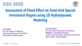 Assessment of Flood Effect on Semi-Arid Special Investment Region Using 1D Hydrodynamic Modeling