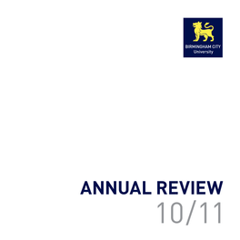 Annual Review 2010/11 Contents