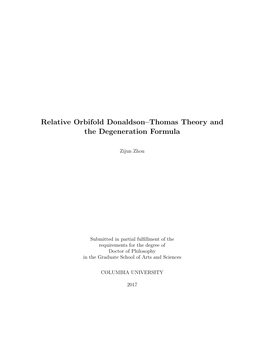 Relative Orbifold Donaldson–Thomas Theory and the Degeneration Formula