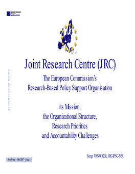 Joint Research Centre (JRC)