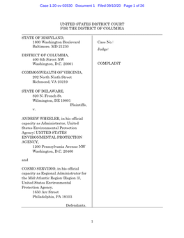 Case 1:20-Cv-02530 Document 1 Filed 09/10/20 Page 1 of 26