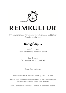 Lehrermaterial Wartke Oedipus