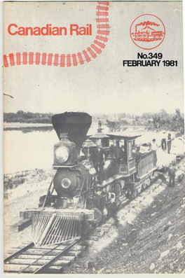 Canadian Rail • No.349 FEBRUARY 1981