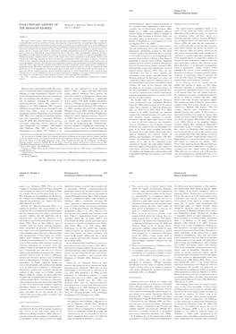 Evolutionary History of the Monocot Flower1