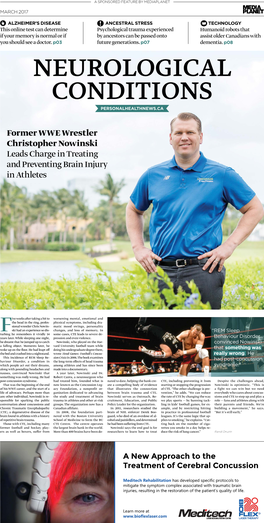 Former WWE Wrestler Christopher Nowinski Leads Charge in Treating and Preventing Brain Injury in Athletes