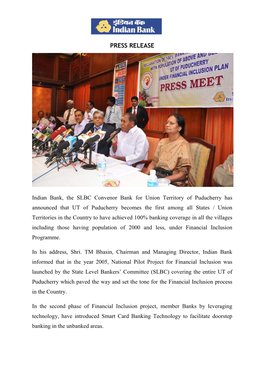 Press Release