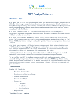 NET Design Patterns
