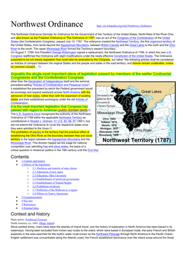 Northwest Ordinance(Wikipedia).Pdf