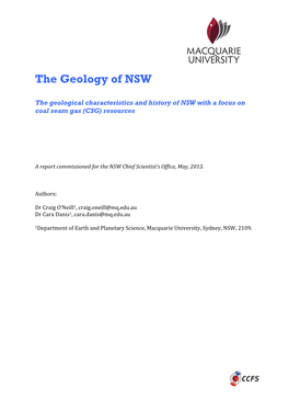 The Geology of NSW