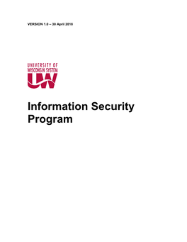 UW System Information Security Program