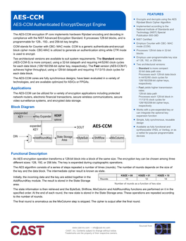 AES-CCM Brief