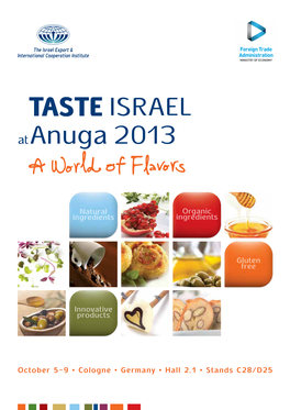 TASTE ISRAEL at Anuga 2013