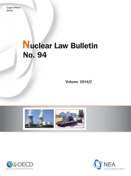 Nuclear Law Bulletin No. 94 Volume 2014/2