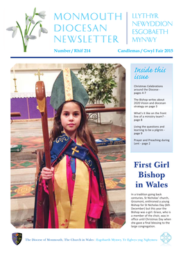 26166 Diocesan 214 Candlemas 1-15 Newsletter