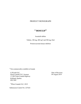 [Product Monograph Template