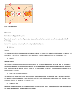 Court Lines & Markings Court Lines Semantics Are a Big Part of The