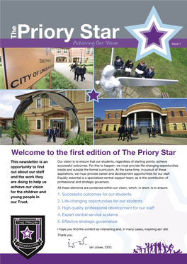 Priory Star Achieving Our Vision Issue 1