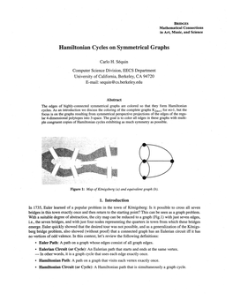 Hamiltonian Cycles on Symmetrical Graphs