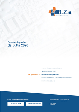 De Lutte 2020